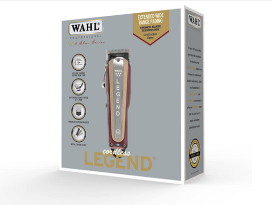 Wahl 5 Star Cordless Legend, Professional Hair Clippers, Pro Haircutting Kit, Adjustable Taper Lever, Crunch Blade, Wedge Blades, Cordless, Barbers Supplies- Next Day Free Delivery