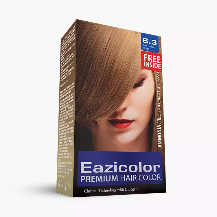 Eazicolor Premium Hair Color Kits, Premium Hair colour Chroma Technology With Omega-9, Hair color+Activator+shampoo+Deep Repair mask for Women  by Walee