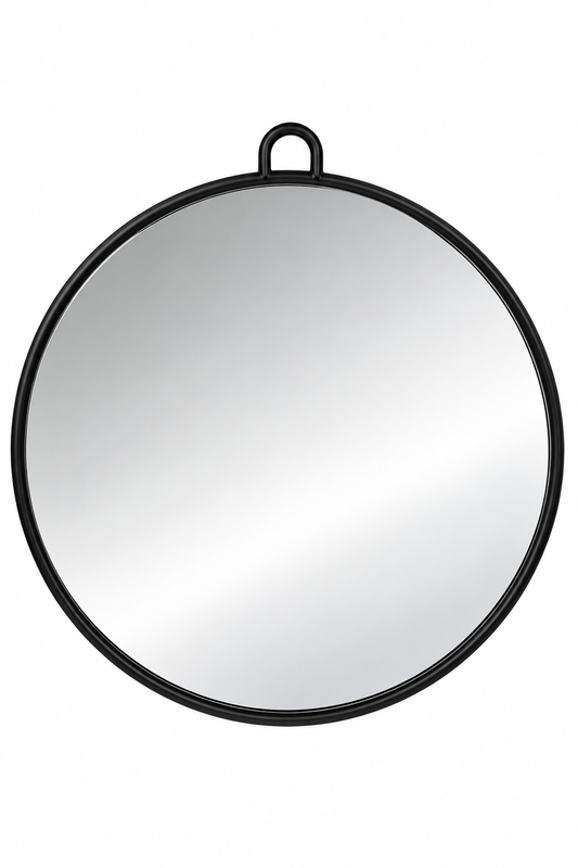 Professional Round Barber &amp; Salon Mirror with Hanging Loop