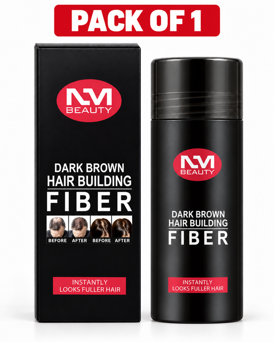 NM Beauty Dark brown Hair Building Fiber, 25.4 g | Hair Thickening Fibres