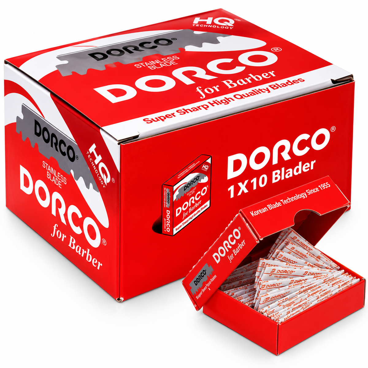 Dorco ST301 Platinum Double Edge Razor Blades – Stainless Steel Professional Safety Razor Blades