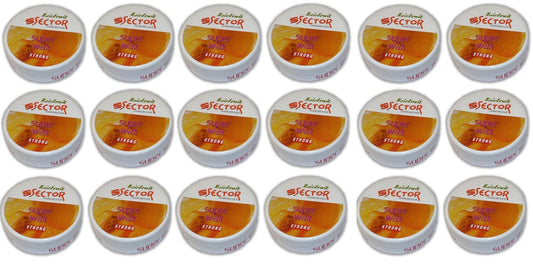Sector Strong Hold Hair Wax With Peach Frangfrance Super Hair Wax 150Ml (18 Pcs Offer) 1 Box- Next Day Delivery