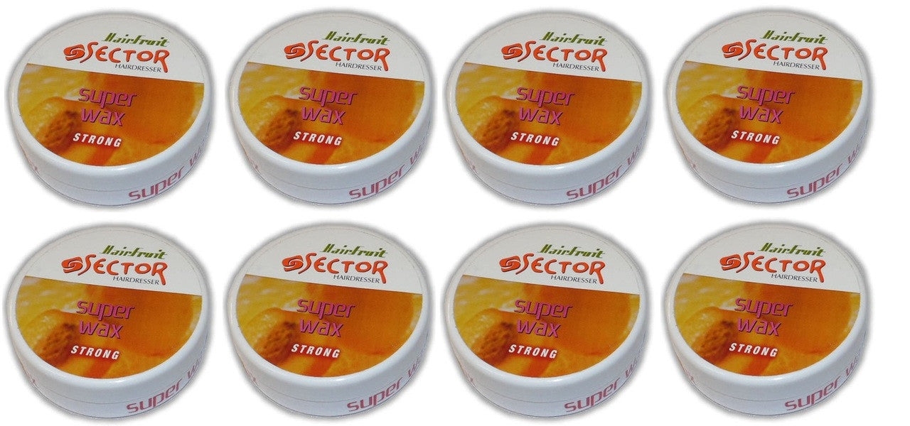 Sector Strong Hold Hair Wax With Peach Fragrance Super Hair Wax 150Ml (8 Pcs Offer)- Next Day Delivery