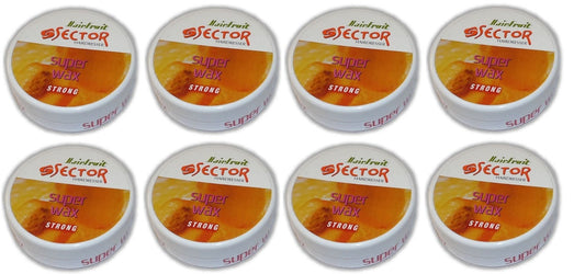 Sector Strong Hold Hair Wax With Peach Fragrance Super Hair Wax 150Ml (8 Pcs Offer)- Next Day Delivery