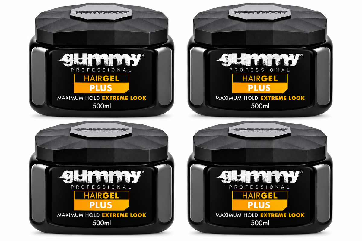 Gummy Professional Hair Gel Plus 500ml – Maximum Hold Extreme Look