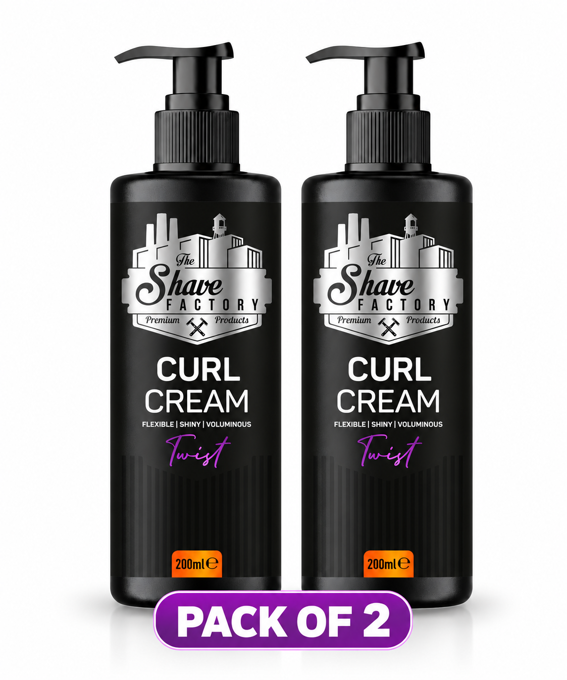 The Shave Factory Curl Cream Twist 200ml