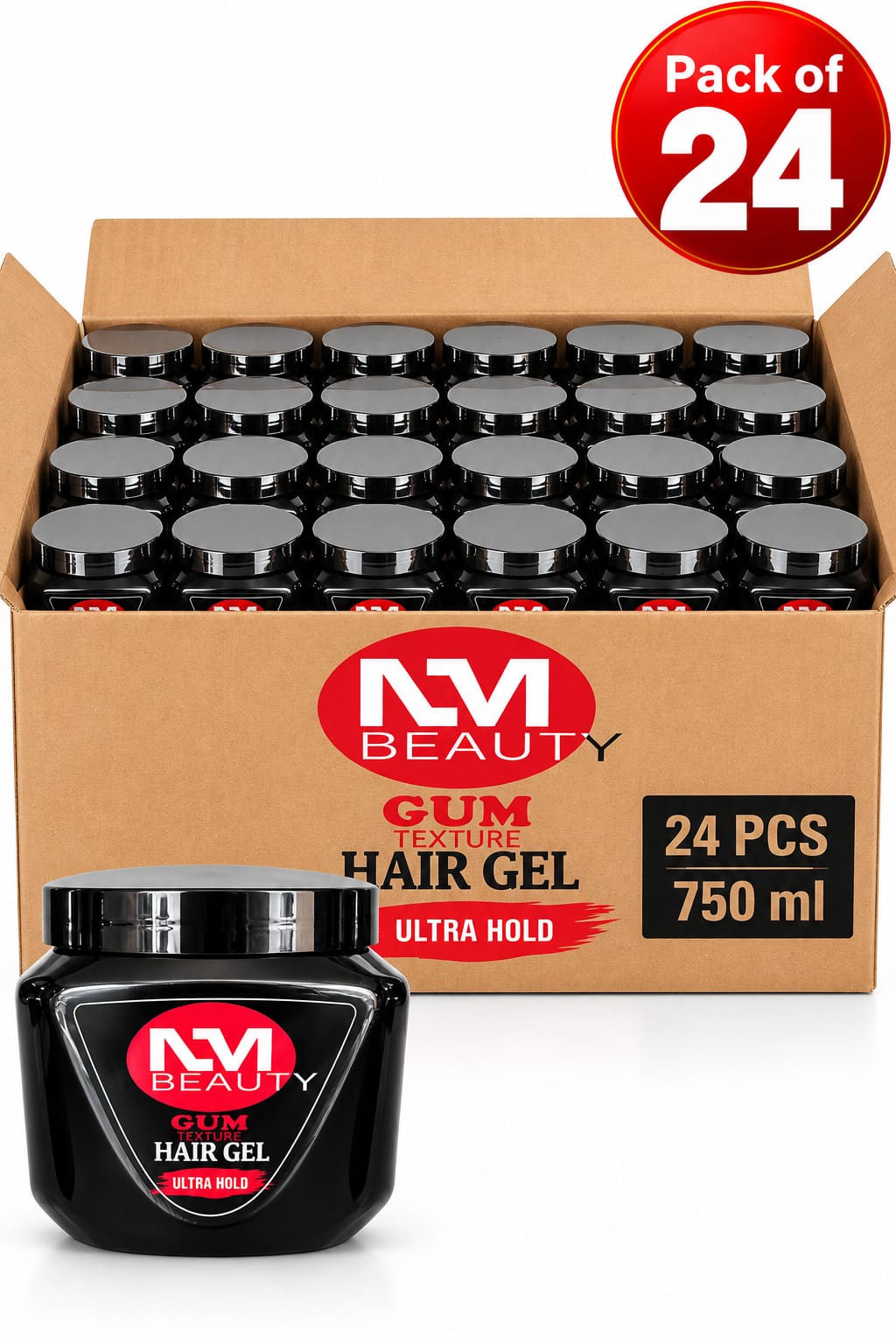 NMB Professional Gumm Gel Ultra Hold Hair Styling Gel 750 ML