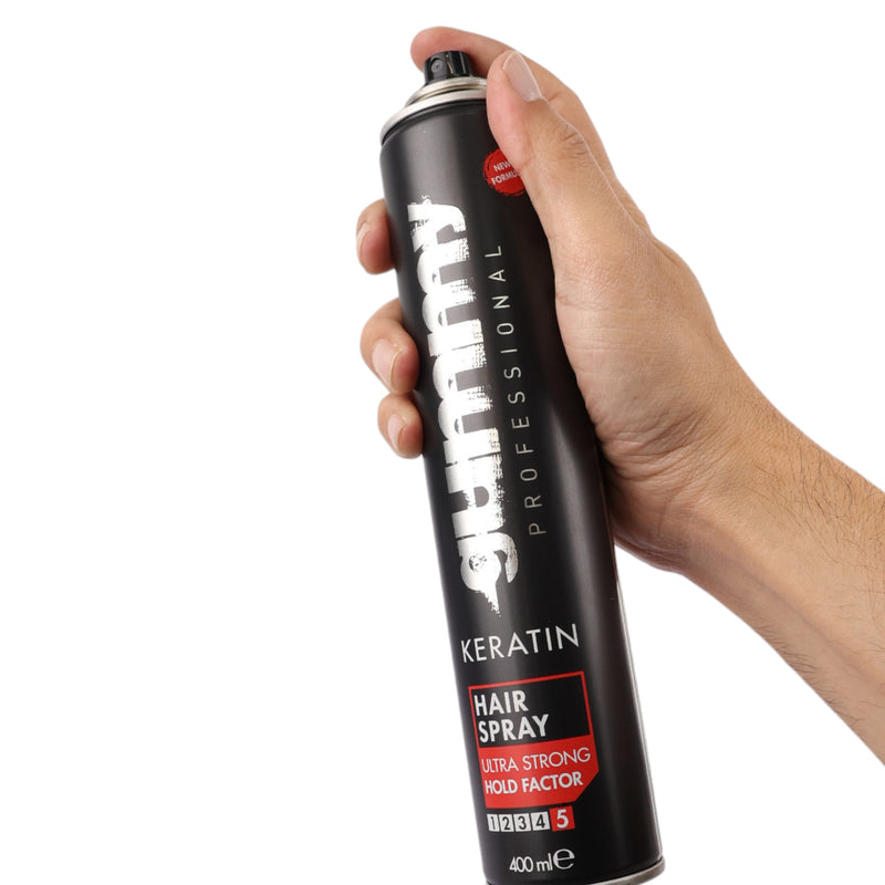 Gummy • Keratin Hair Spray Ultra Strong Hold Factor 400ml