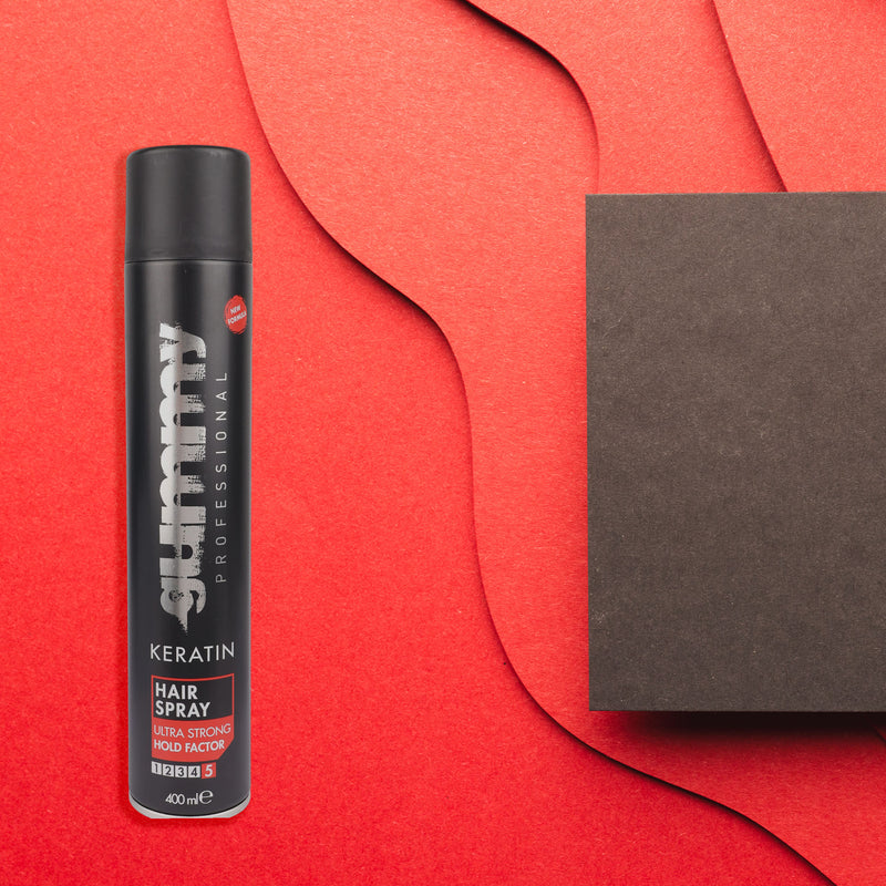 Gummy • Keratin Hair Spray Ultra Strong Hold Factor 400ml