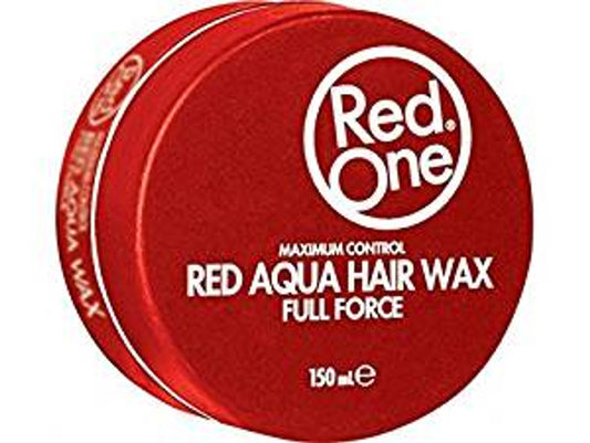 Red One Red Aqua Hair Wax 150ml NEW Platinum Black Series Hair Styling Pomade Strawberry Scent