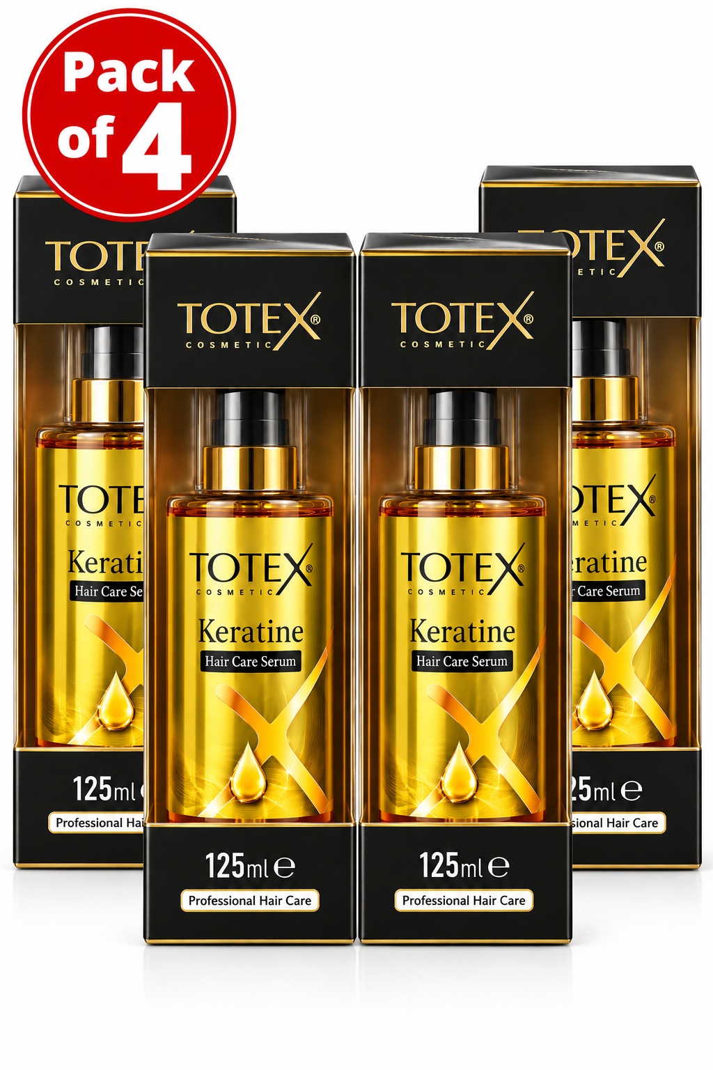 Totex Cosmetic Keratine Hair Care Serum 125ml – Professional Hair Serum
