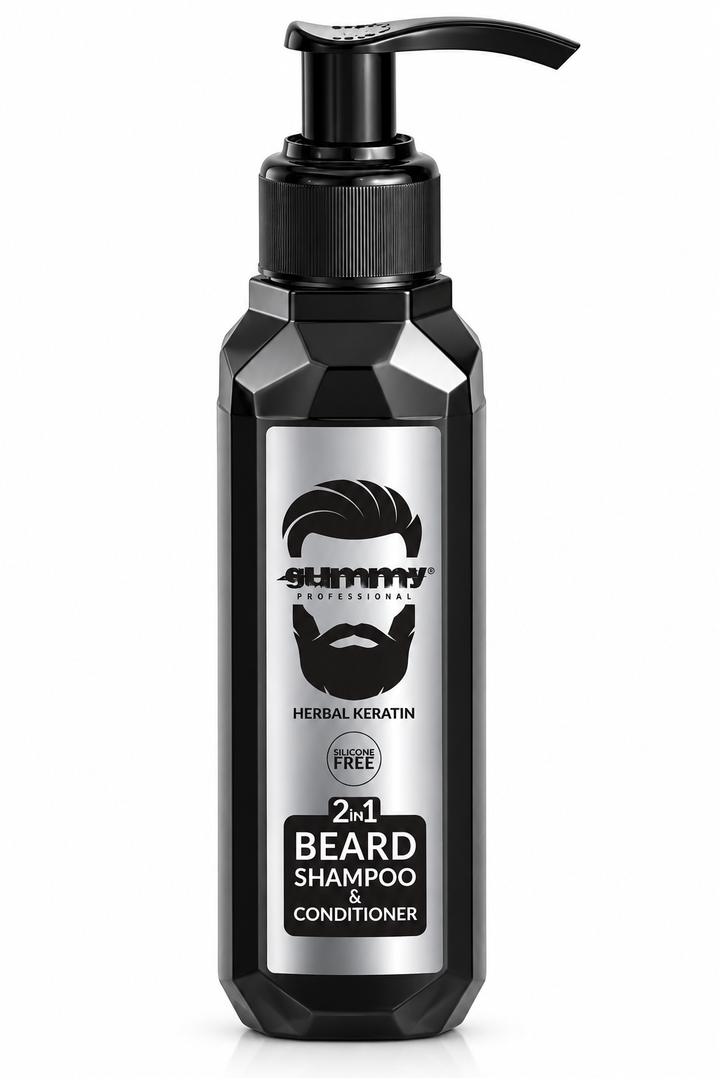 Gummy Professional Herbal Keratin 2-in-1 Beard Shampoo & Conditioner