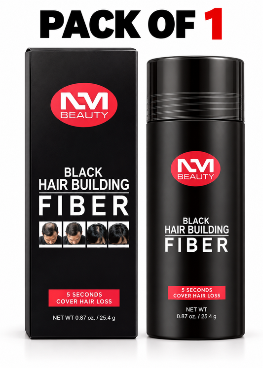 NM Beauty Black Hair Building Fiber, 25.4 g | Hair Thickening Fibres