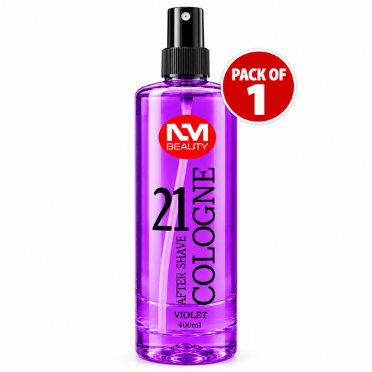 NM Beauty No. 21 Violet Aftershave Cologne 400ml – Professional Barber Spray