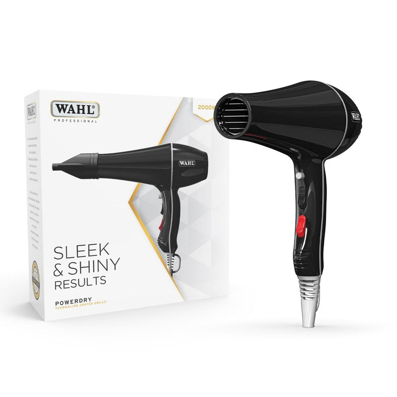 Wahl • Powerdry Hair Dryer Black 2000W