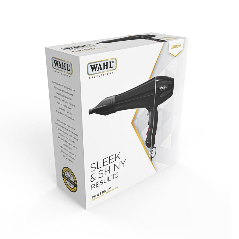 Wahl • Powerdry Hair Dryer Black 2000W