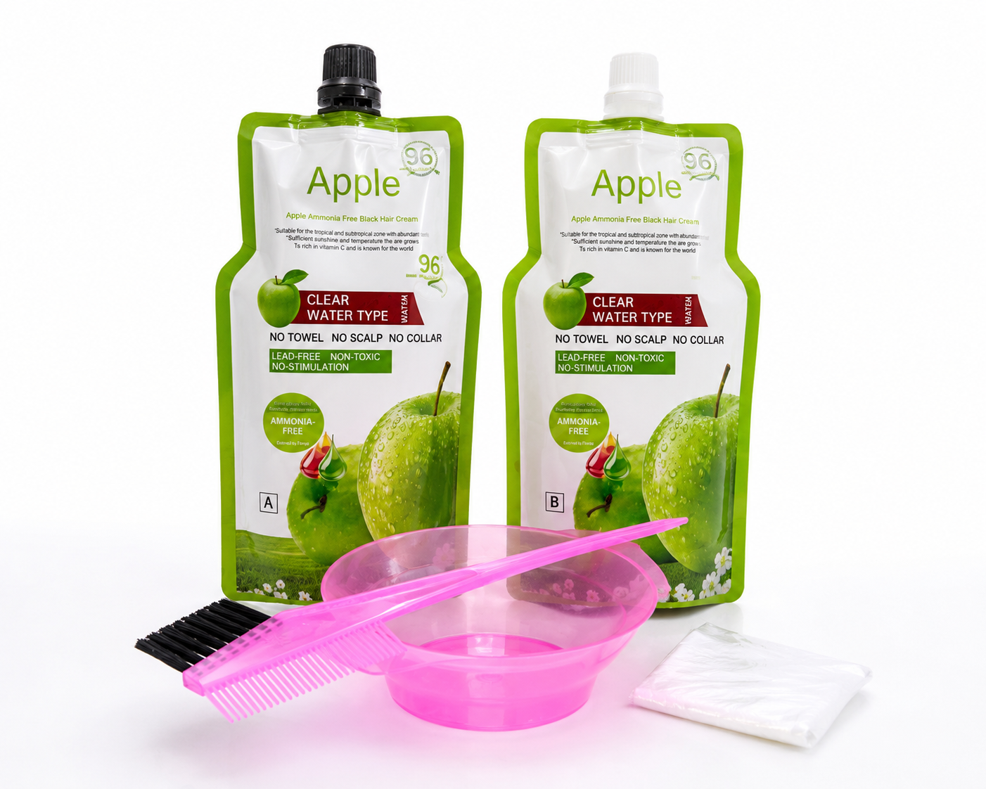Apple Healthy Hair Dye Shampoo, COFFEE Permanent Colour, Coverage, Ammonia-Free, for Men and Women (COFFEE COLOUR))