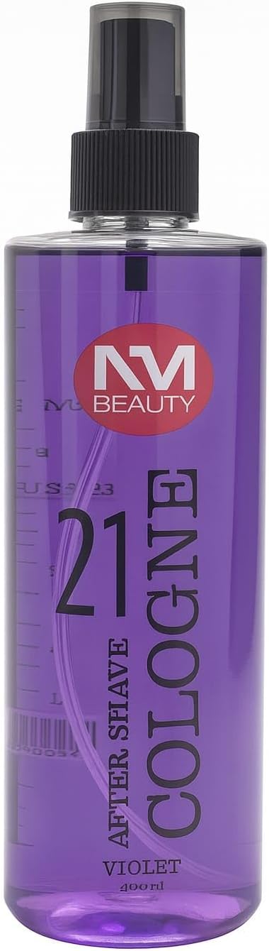 After Shave Cologne for Men- Fresh, Invigorating and Clear Fragrance – Long lasting Citrus and Woody Scent, Refreshes Skin (400ML)- Lemon, Violet, Leather, Ruby, Magma (400ml, Leather)