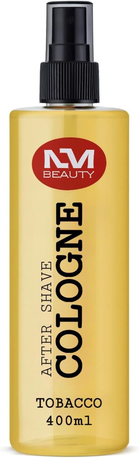 After Shave Cologne for Men- Fresh, Invigorating and Clear Fragrance – Long lasting Citrus and Woody Scent, Refreshes Skin (400ML)- Lemon, Violet, Leather, Ruby, Magma (400ml, Leather)