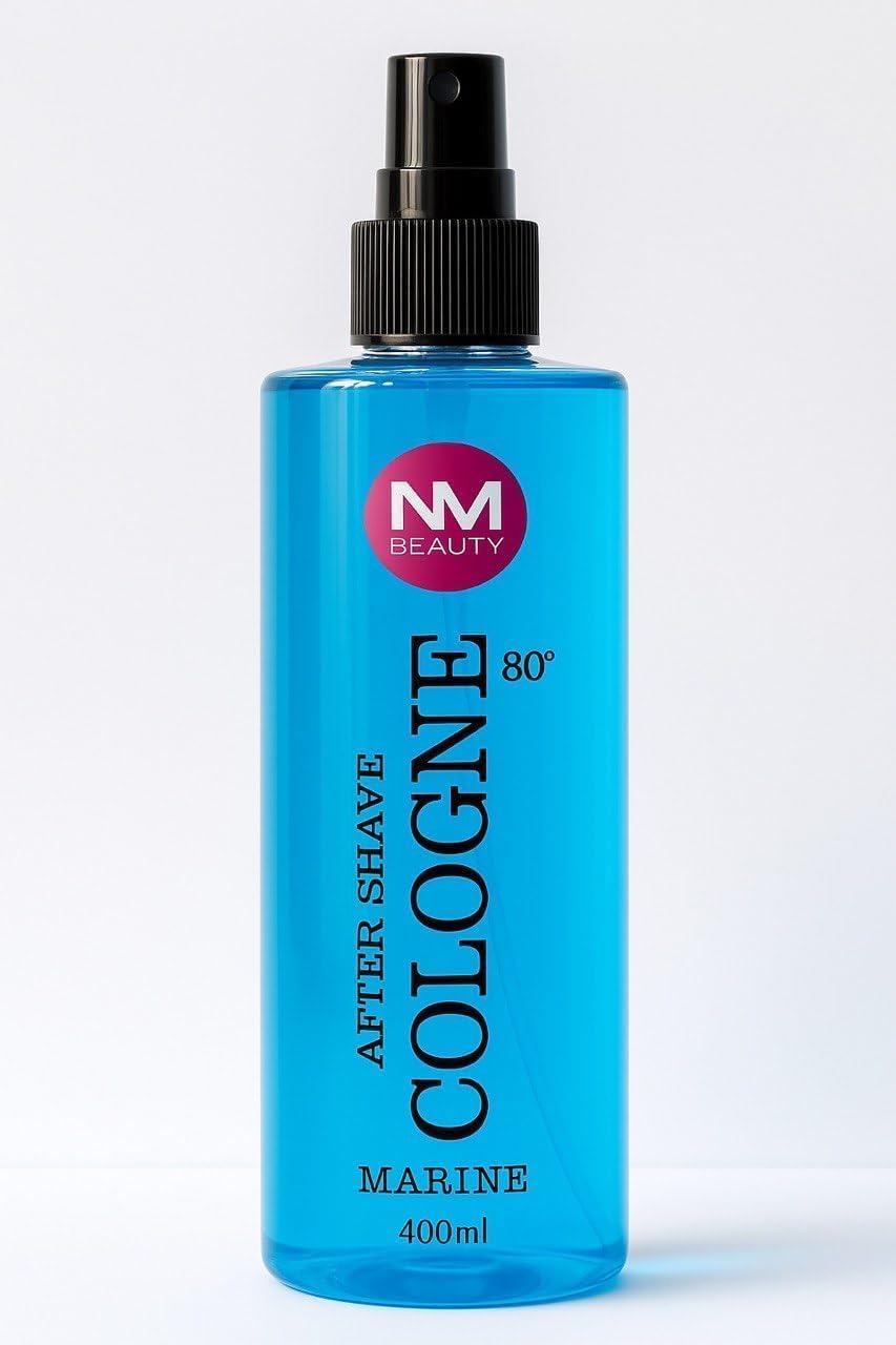 After Shave Cologne for Men- Fresh, Invigorating and Clear Fragrance – Long lasting Citrus and Woody Scent, Refreshes Skin (400ML)- Lemon, Violet, Leather, Ruby, Magma (400ml, Leather)