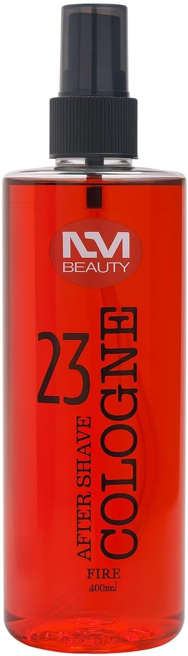 After Shave Cologne for Men- Fresh, Invigorating and Clear Fragrance – Long lasting Citrus and Woody Scent, Refreshes Skin (400ML)- Lemon, Violet, Leather, Ruby, Magma (400ml, Leather)