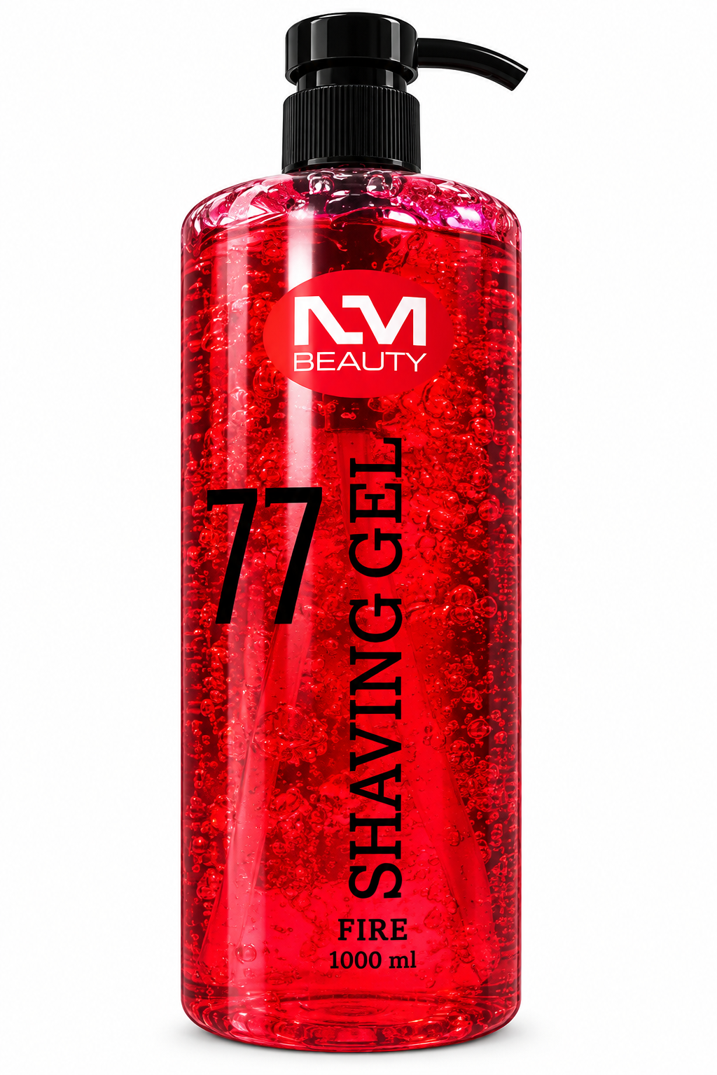 NM Beauty Professional Shaving Gel Fire 1000ml – Transparent Barber Shave Gel