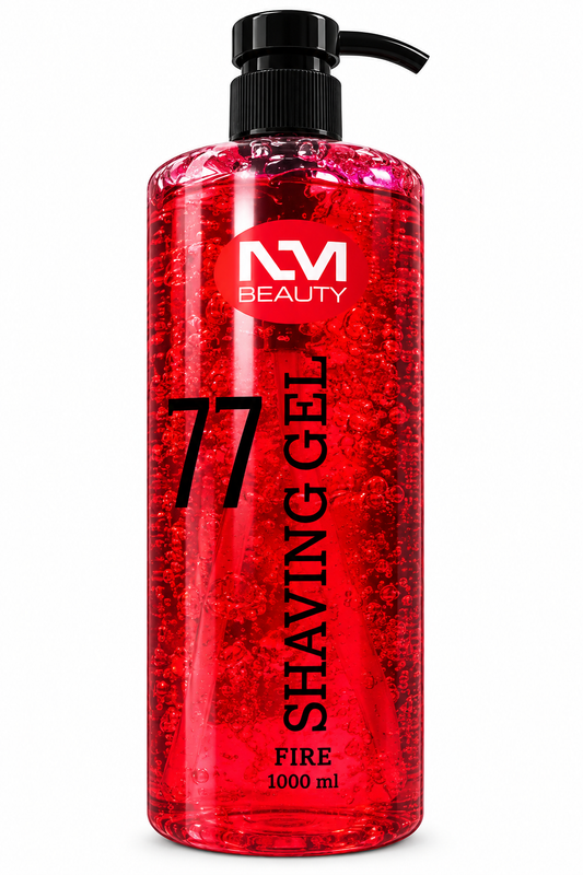NM Beauty Professional Shaving Gel Fire 1000ml – Transparent Barber Shave Gel