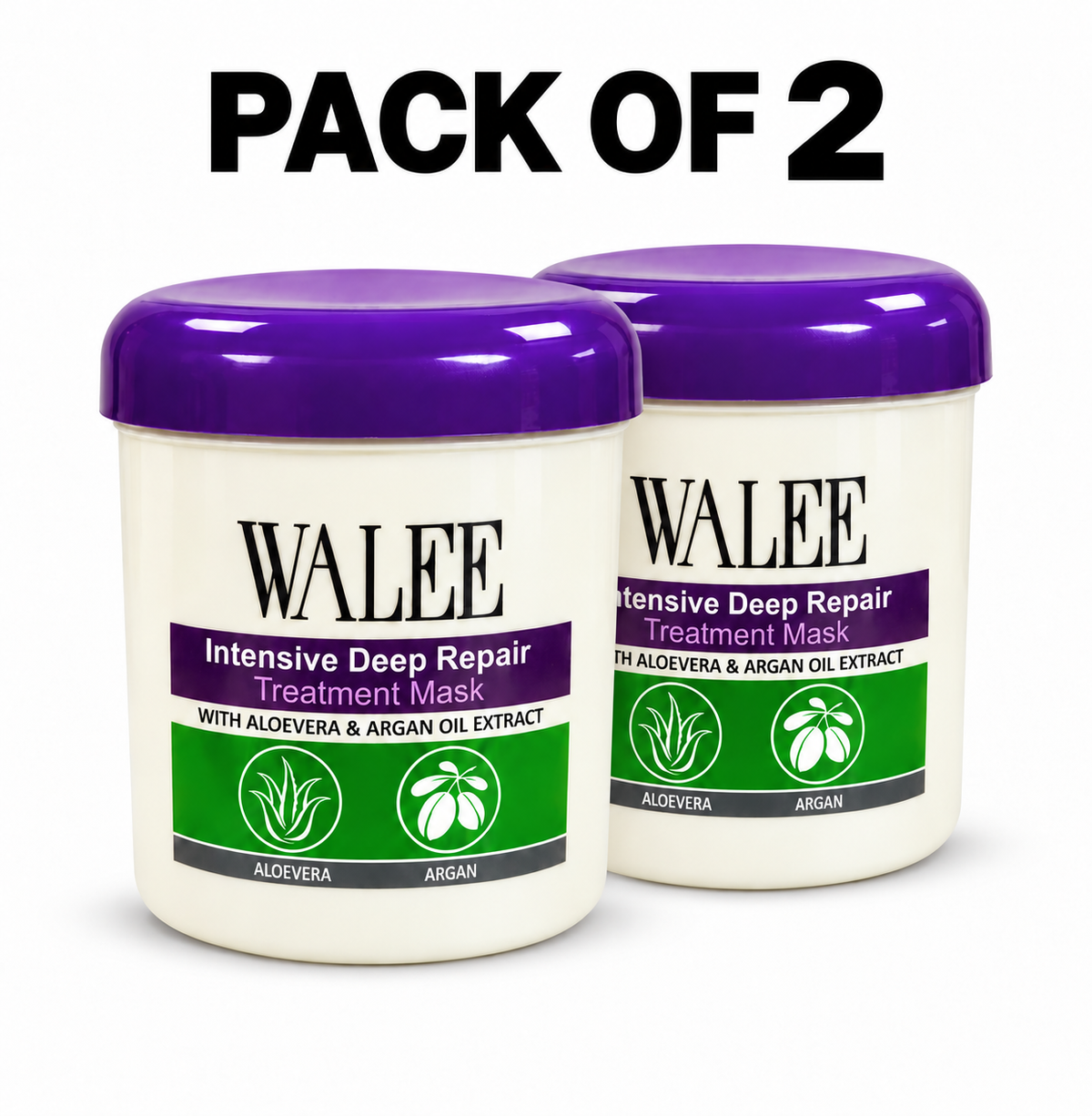 Walee Intensive Deep Repair Hair Treatment Mask with Aloe Vera & Argan Oil – 500 ml