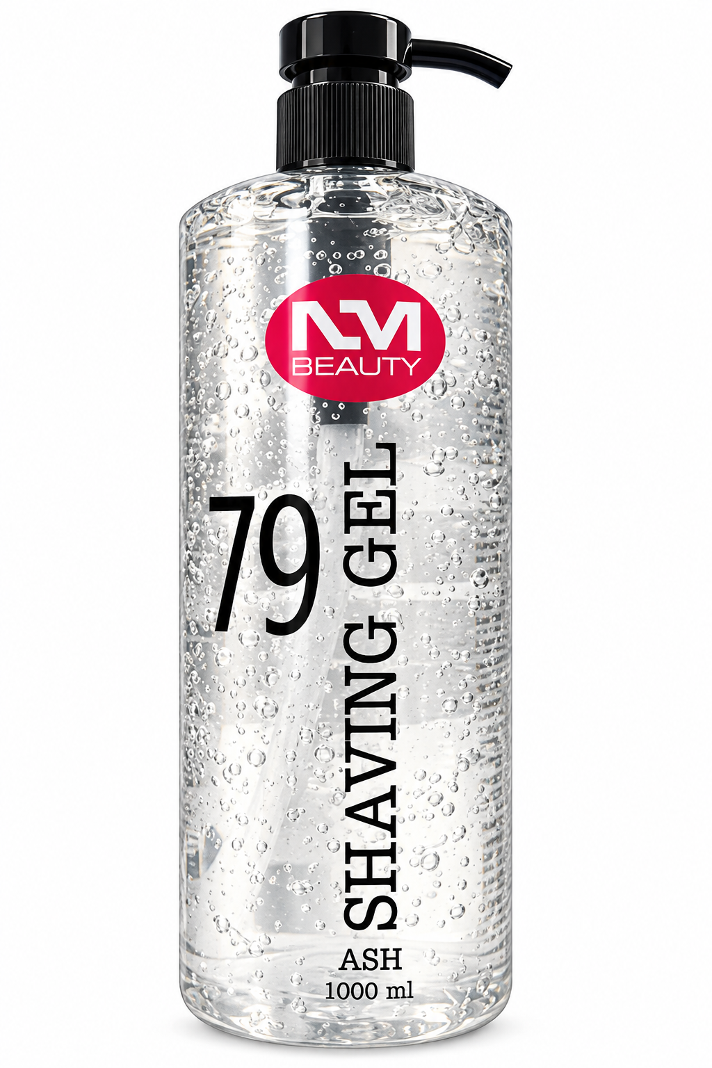 NM Beauty No. 79 Professional Shaving Gel Ash 1000ml – Transparent Barber Shave Gel