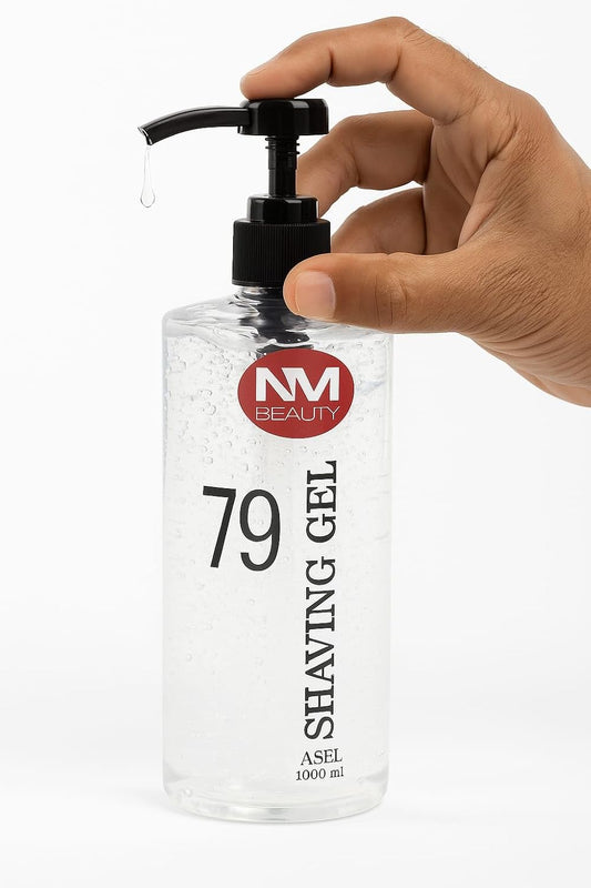 Shaving Gel 1000 ml, Moisturizing Ultra Sensitive Shaving Gel for Men, Protects, Clean Skin, Shaving Enthusiasts, Ash (White), Ice (Blue), Moss (Green) & Fire (Red)