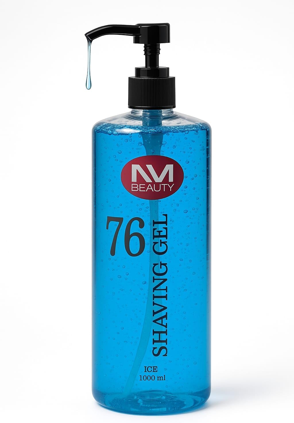 Shaving Gel 1000 ml, Moisturizing Ultra Sensitive Shaving Gel for Men, Protects, Clean Skin, Shaving Enthusiasts, Ash (White), Ice (Blue), Moss (Green) & Fire (Red)