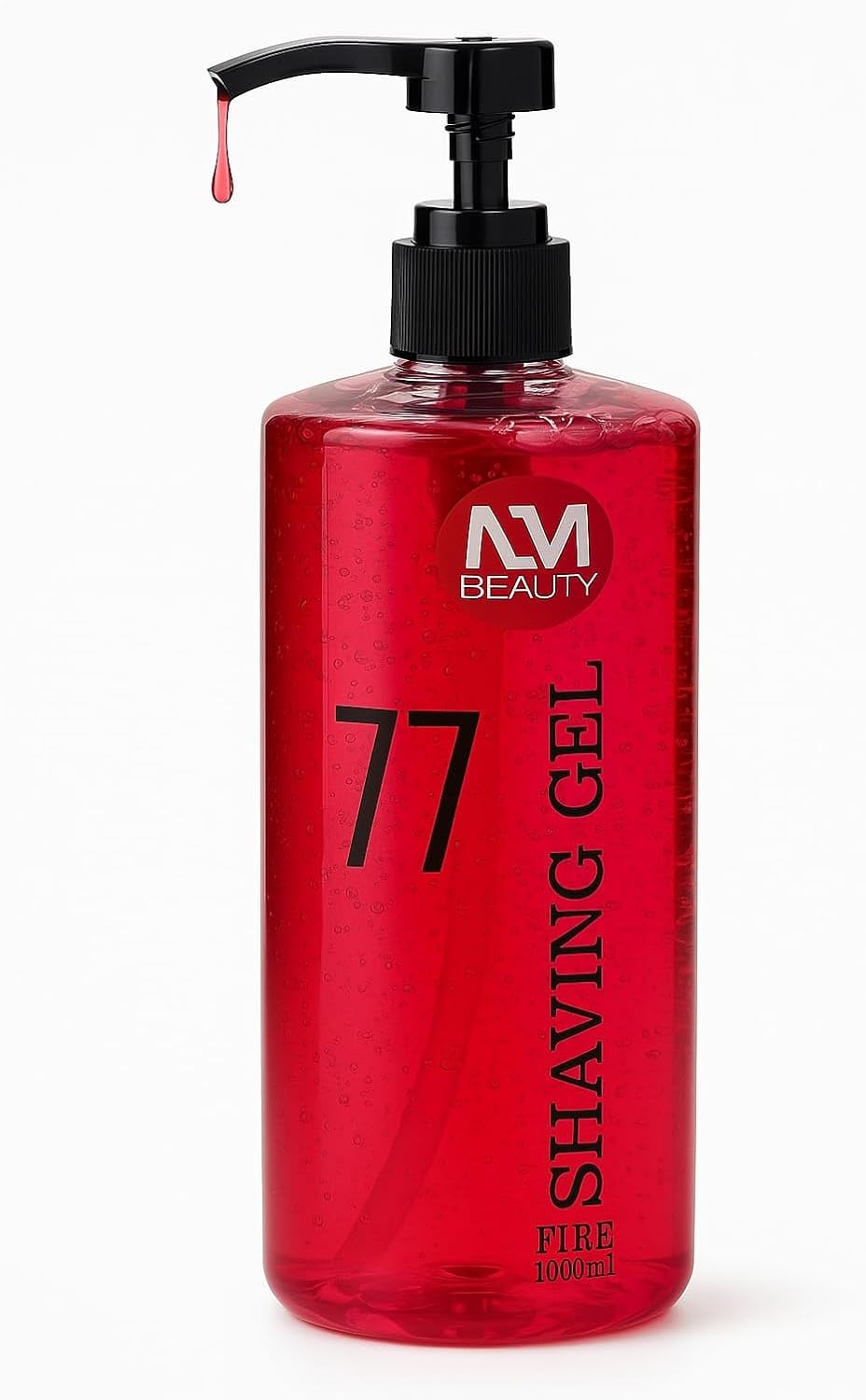 Shaving Gel 1000 ml, Moisturizing Ultra Sensitive Shaving Gel for Men, Protects, Clean Skin, Shaving Enthusiasts, Ash (White), Ice (Blue), Moss (Green) & Fire (Red)