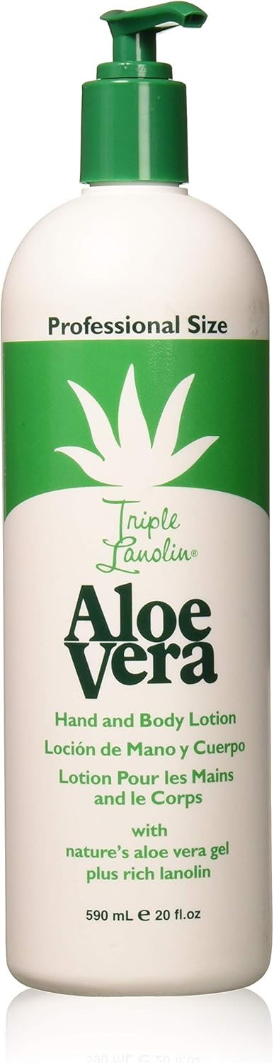 Triple Lanolin 590 ml Aloe Vera Hand and Body Lotion