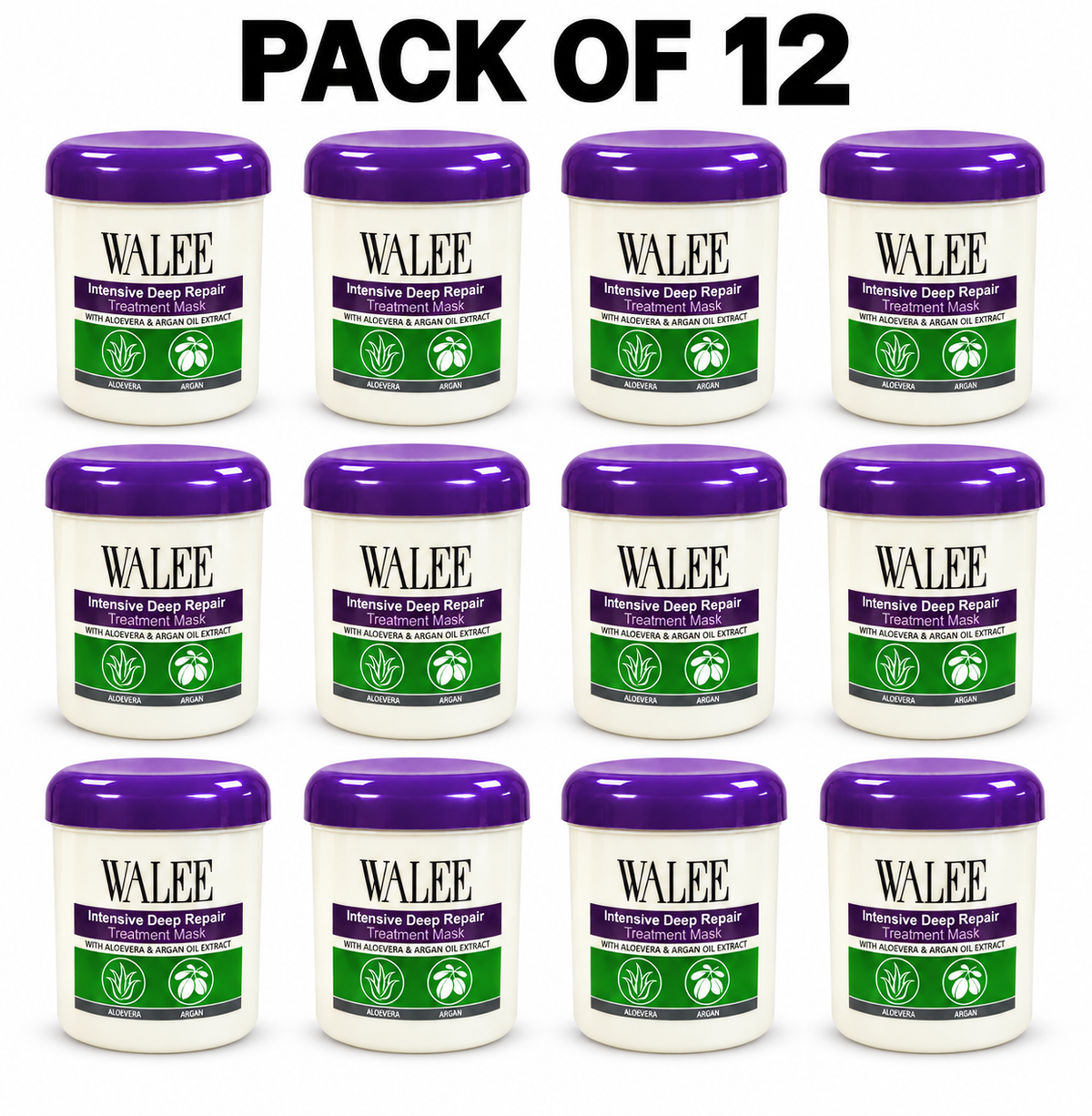 Walee Intensive Deep Repair Hair Treatment Mask with Aloe Vera & Argan Oil – 500 ml