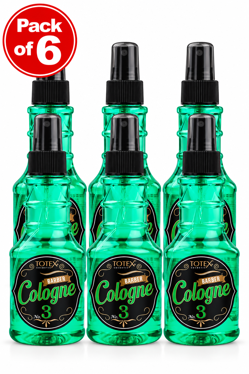 Totex Barber Cologne No. 3 – Professional Aftershave Cologne Spray