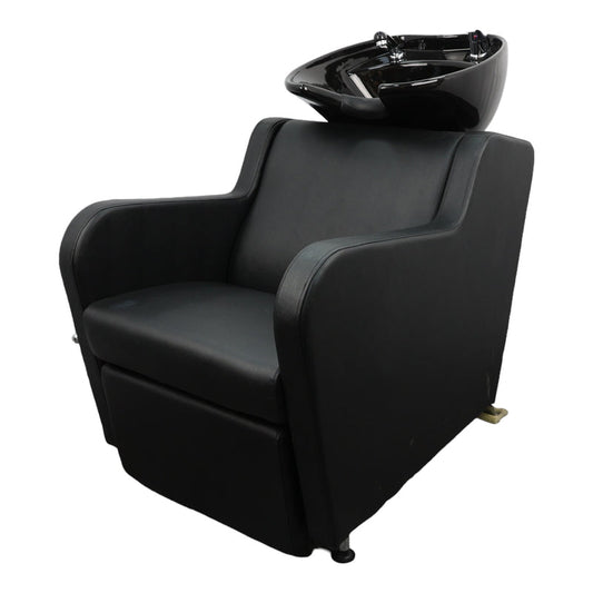 Backwash Chair • Ergonomic Luxury Basin Adjustable Chair Black