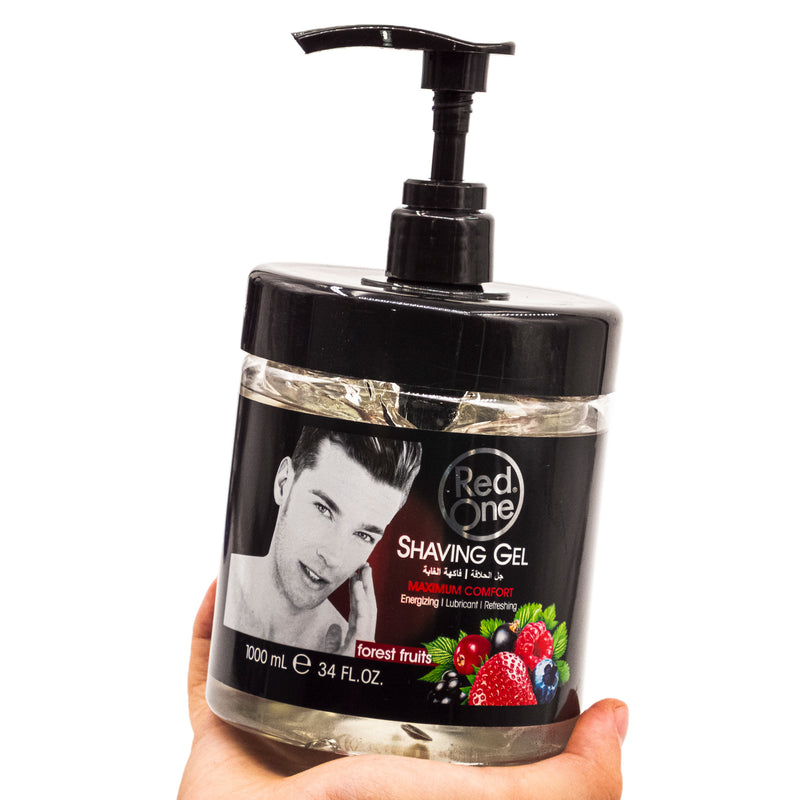 Redone Shaving Gel Face Fresh 1000 ml | Shaving Gel Transparent Men | No Foam | Ideal for Contours
