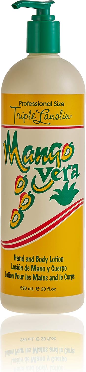 Triple Lanolin Hand and Body Lotion, Mango Vera, 590 ml 20 oz