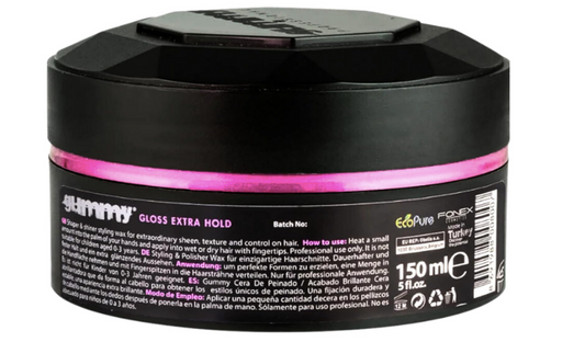 FONEX GUMMY STYLING WAX EXTRA GLOSS CREAM PLUS IMMENSE TEXTURE REWORKABLE MENS GROOMING PRODUCT 150ML