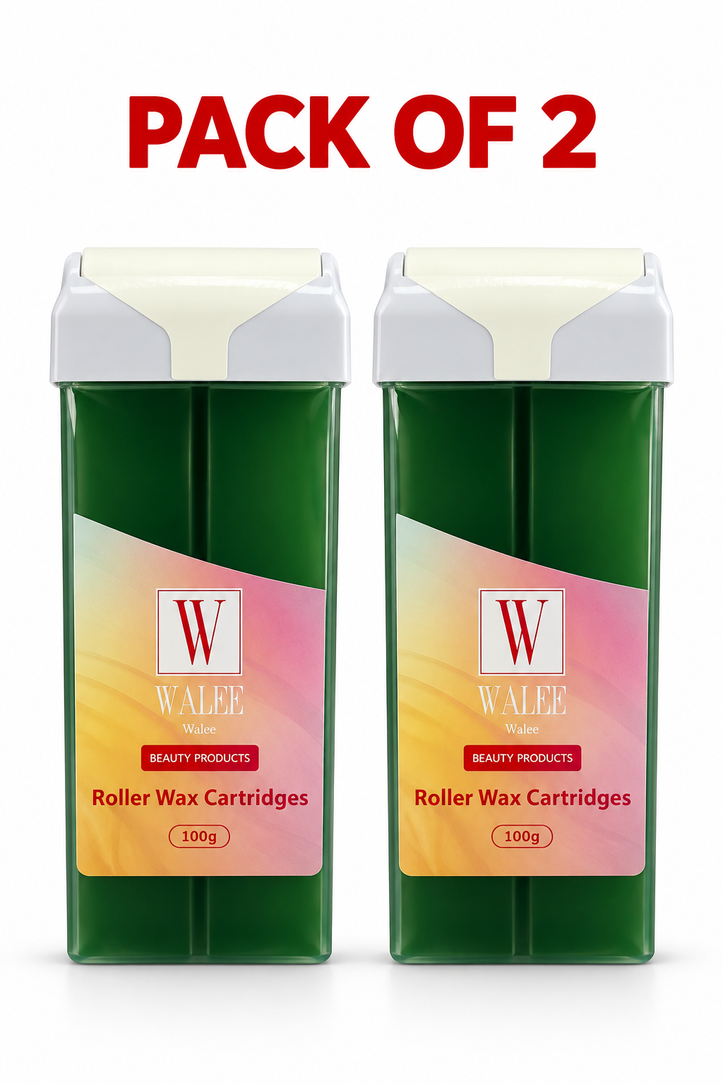 Walee Professional Roller Wax Cartridge – Smooth Hair Removal for Salon and Home Use (Aloe Vera)