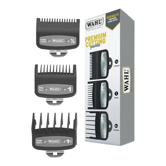 Wahl • Premium Cutting Guides Clipper Combs Guards (Set Of 3) 3354- 5001