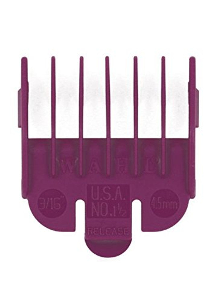 Wahl Standard Fitting Attachment Comb Number 1.5 4.5mm Plum