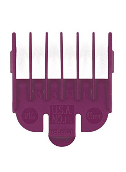 Wahl Standard Fitting Attachment Comb Number 1.5 4.5mm Plum
