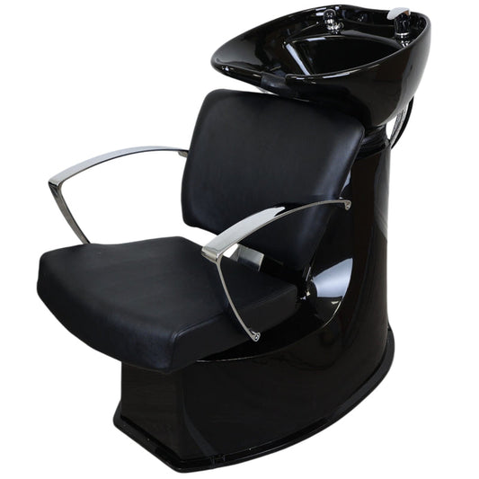 Backwash Chair - Premium Contour Basin Adjustable Chair Black