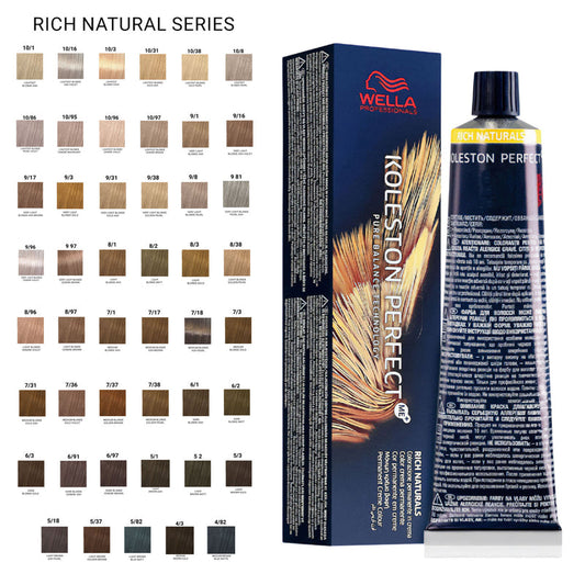 Wella Professionals • Koleston Perfect Me+ Rich Naturals Series 60ml