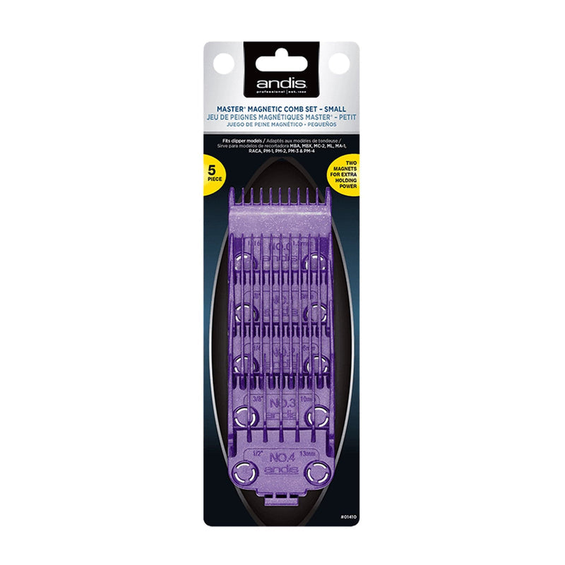 Andis • Master Dual Magnetic Comb Set 5 Pcs Small AS01410