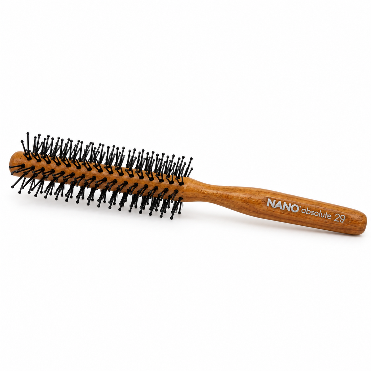 NANO Absolute Hair Brush 29 Professional Quiff Roller Round Wood Curling Roll
