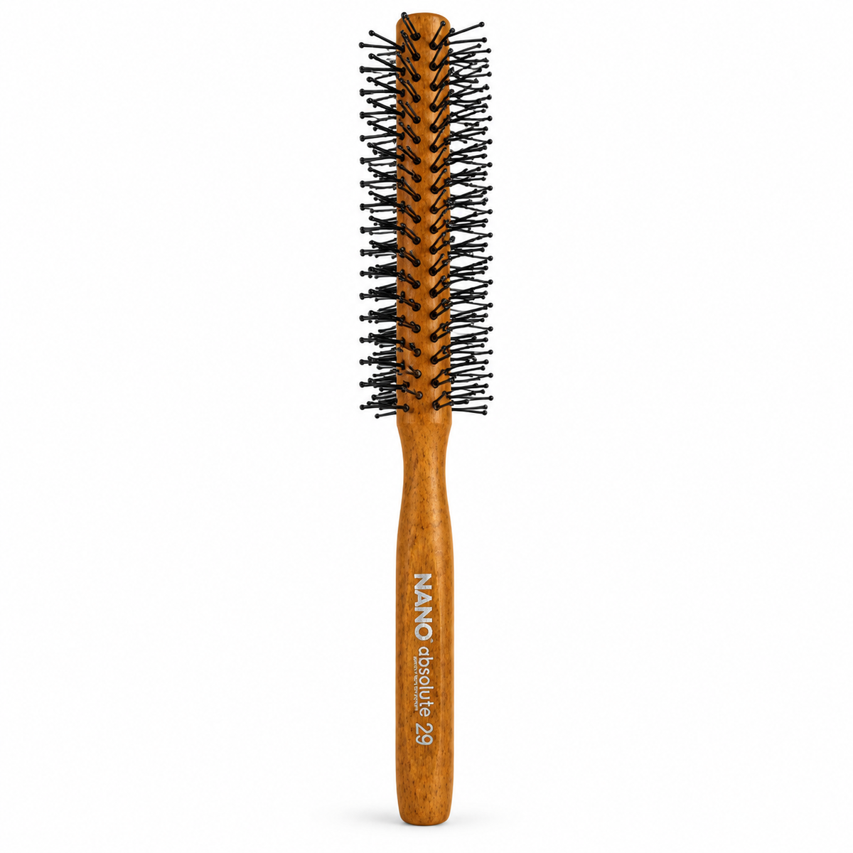 NANO Absolute Hair Brush 29 Professional Quiff Roller Round Wood Curling Roll