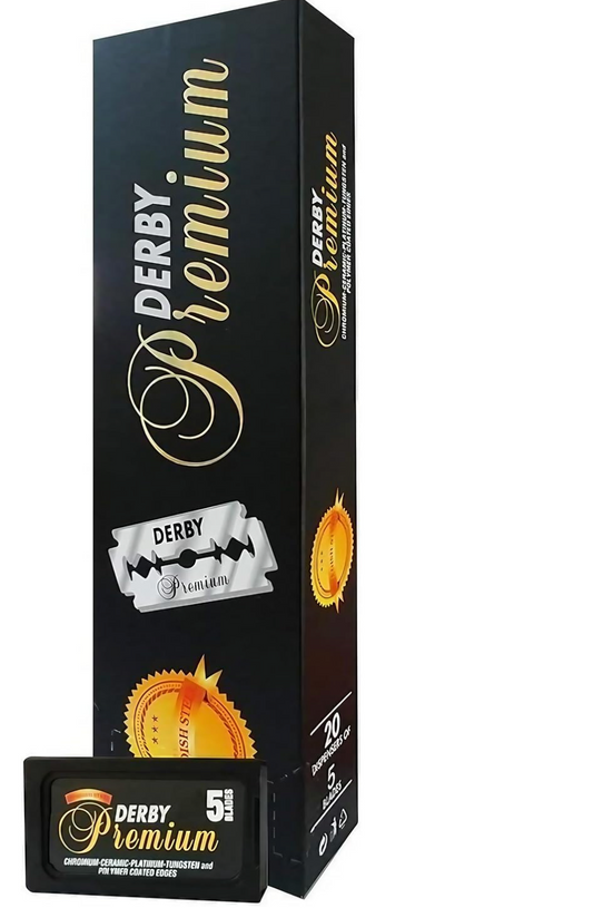 DERBY 100 Double Edge Razor Blades, , 5 Count (Pack of 20)