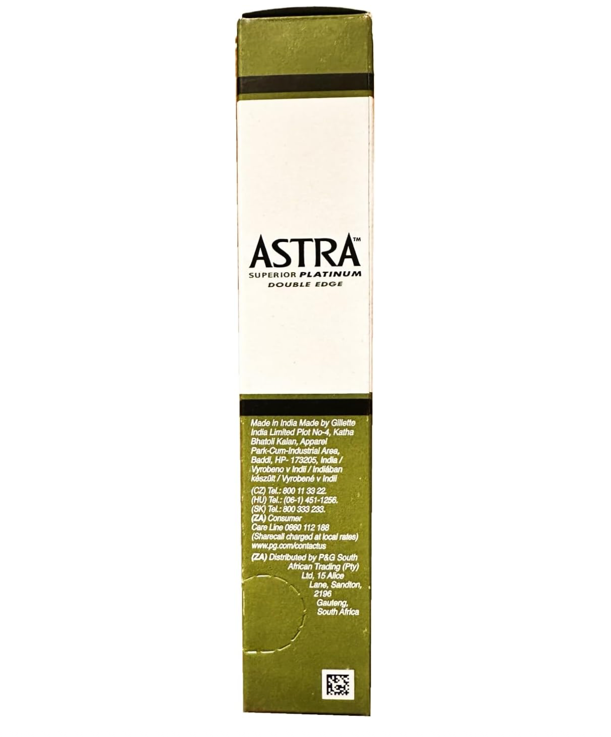Astra Razor Blades, Pack of 100, Green, 1-Count, 100.0 Count (Pack of 1)